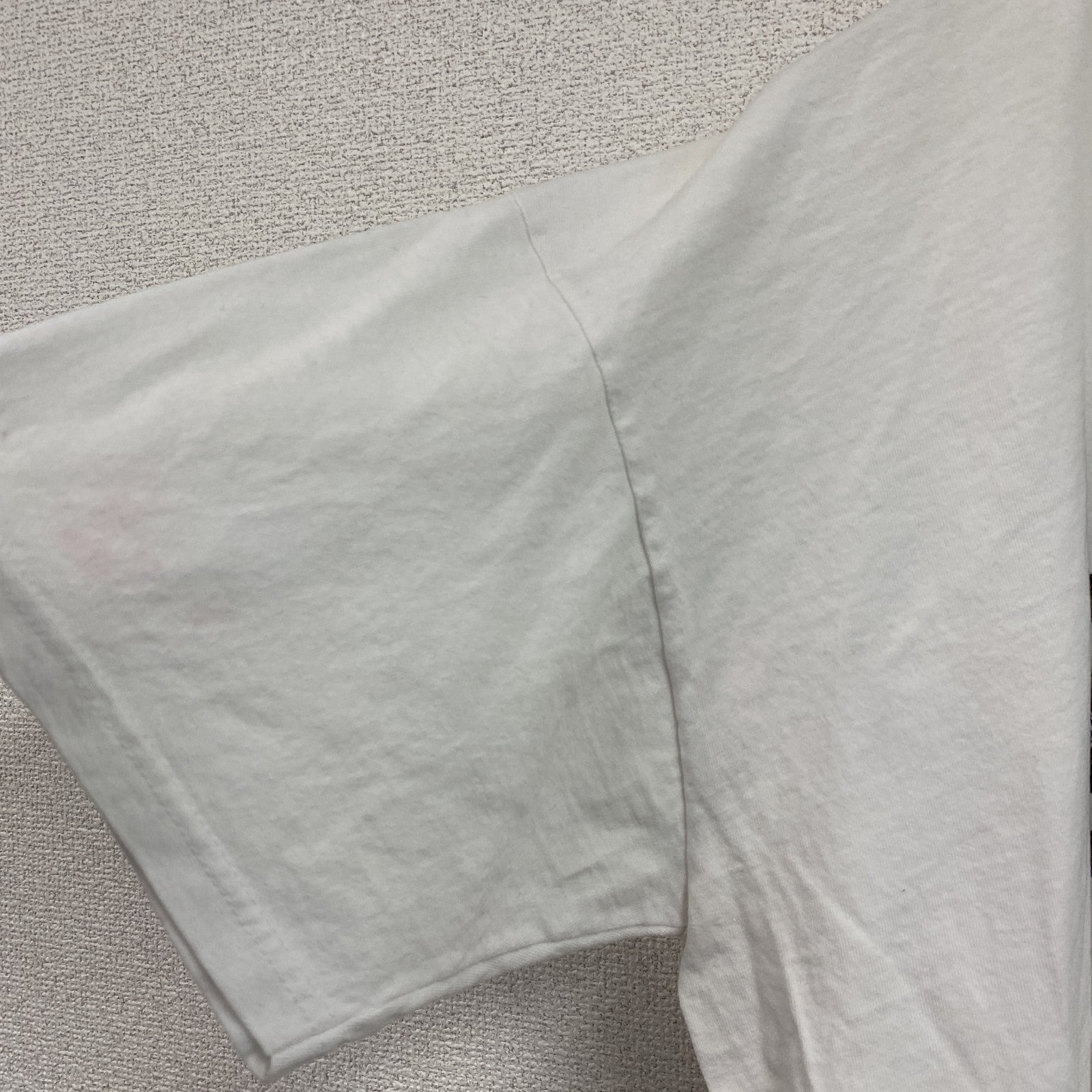 FRUIT OF THE LOOM　フルーツオブザルーム　半袖プリントTシャツ　白　ホワイト　2XLサイズ　古着