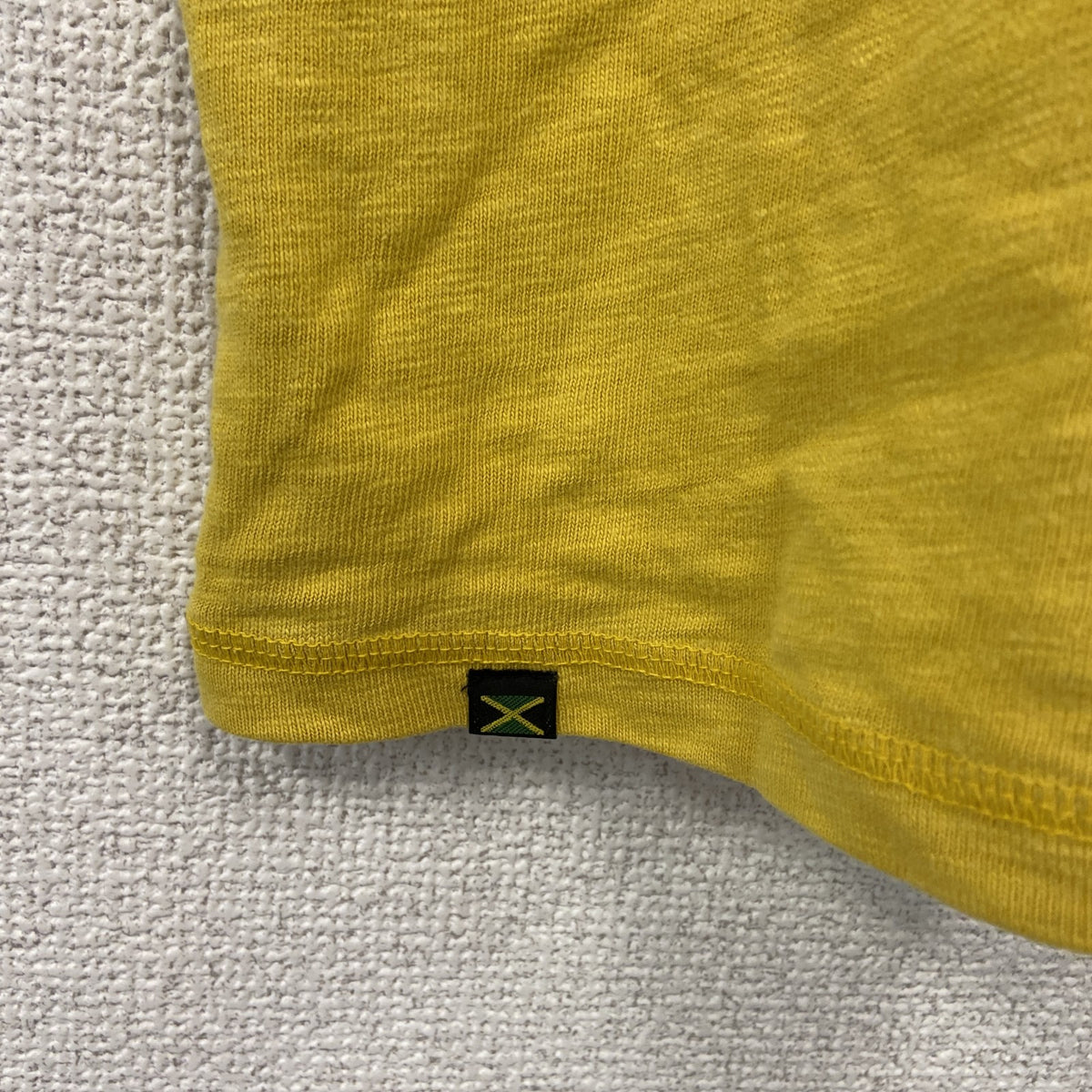 PUMA　プーマ　半袖プリントTシャツ　黄色　イエロー　Lサイズ カットソー メンズ 古着