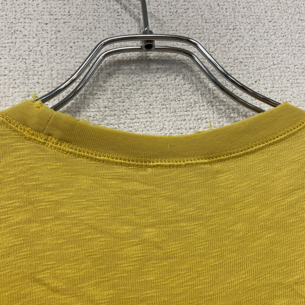 PUMA　プーマ　半袖プリントTシャツ　黄色　イエロー　Lサイズ カットソー メンズ 古着