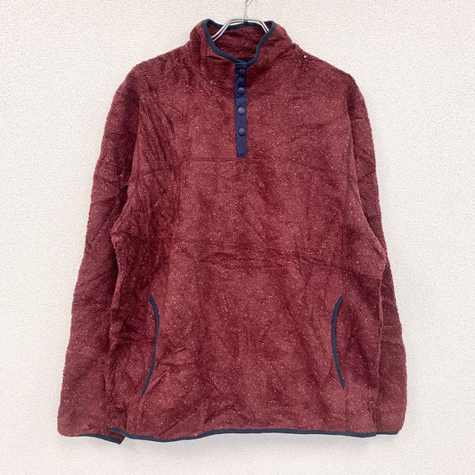 NORDIC　フリースジャケット/ボアジャケット　赤　レッド　XLサイズ