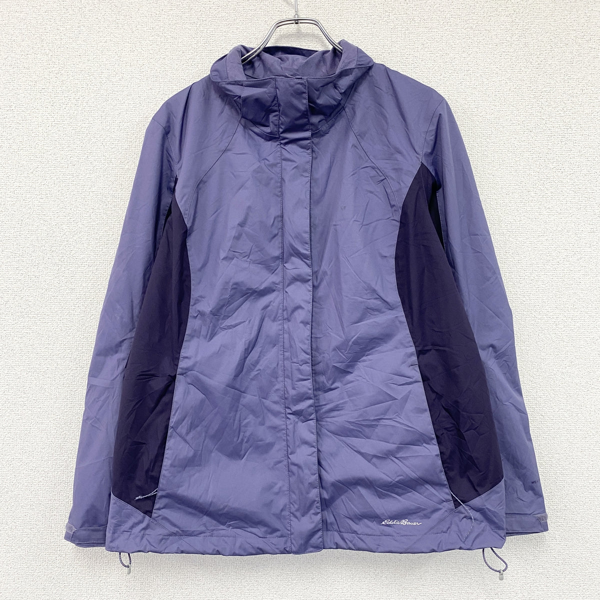 Eddie Bauer　エディーバウアー　フルジップジャケット　紫　パープル　XLサイズ レディース ポリエステル 古着
