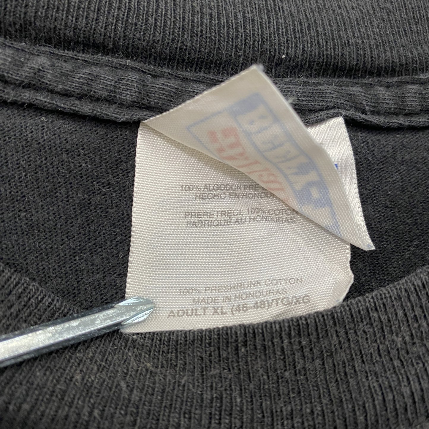 00s　Hanes　ヘインズ　半袖プリントTシャツ　ヴィンテージ　黒　ブラック　XLサイズ