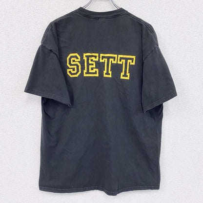 00s　Hanes　ヘインズ　半袖プリントTシャツ　ヴィンテージ　黒　ブラック　XLサイズ