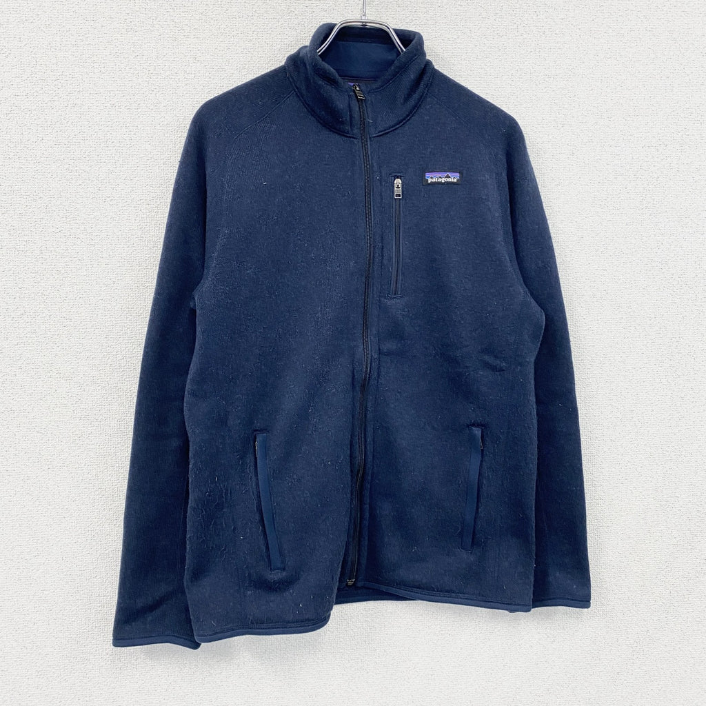Patagonia　パタゴニア　ベターセータージャケット　3つポケット　ワンポイント　シンプル　紺　ネイビー　Mサイズ　古着