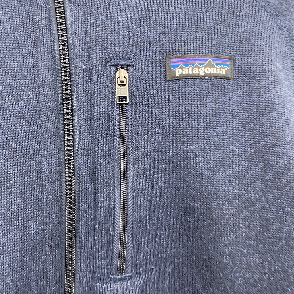 Patagonia　パタゴニア　ベターセータージャケット　3つポケット　ワンポイント　シンプル　紺　ネイビー　Mサイズ　古着