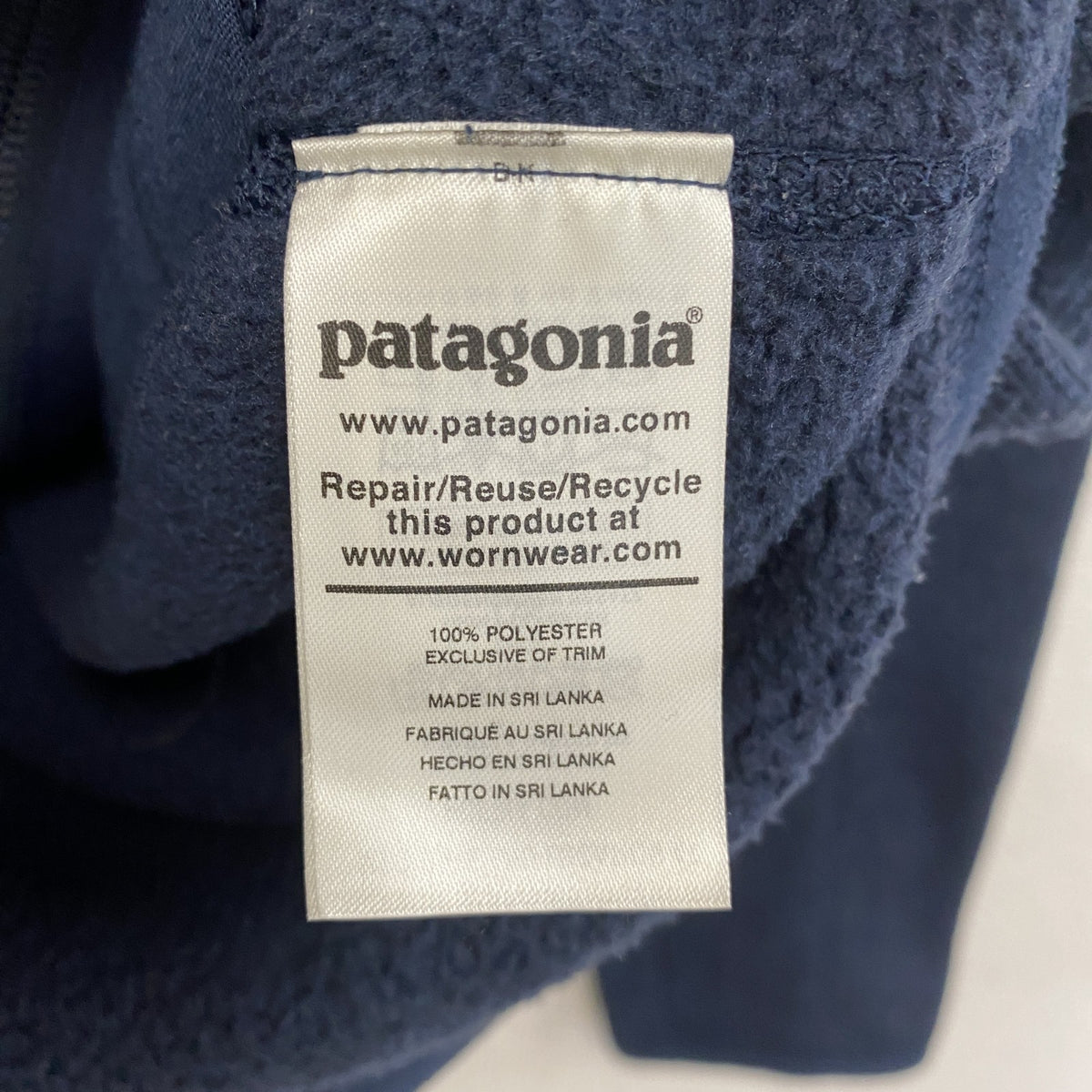 Patagonia　パタゴニア　ベターセータージャケット　3つポケット　ワンポイント　シンプル　紺　ネイビー　Mサイズ　古着