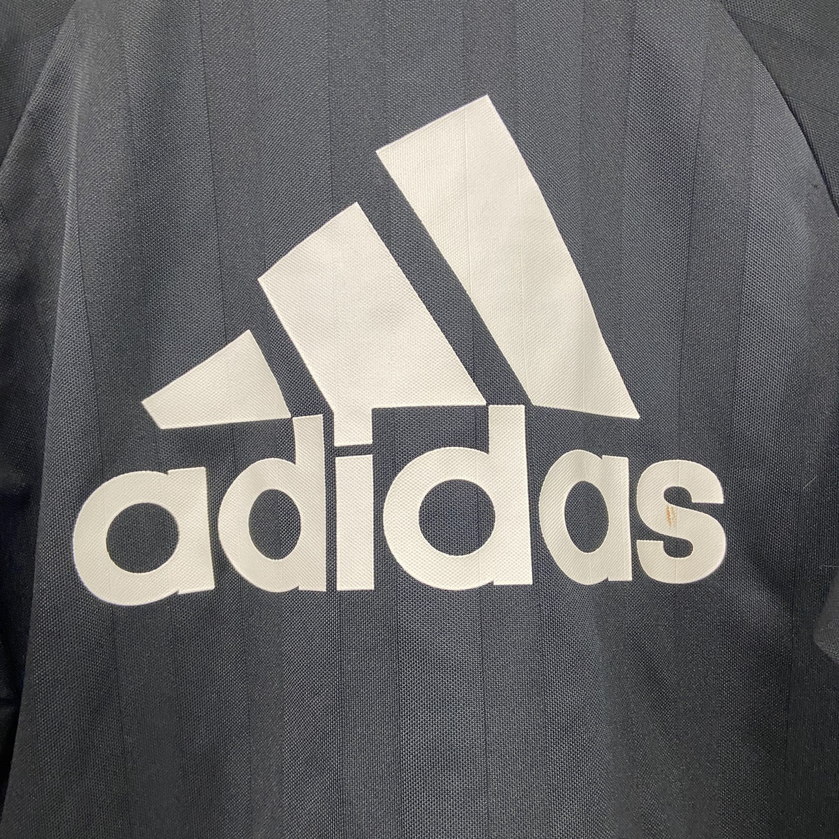 adidas　アディダス　トラックジャケット/ジャージ　黒　ブラック　150サイズ　古着