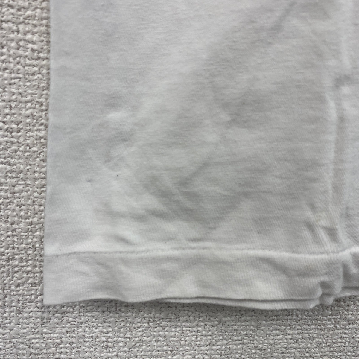 Cabane de ZUCCa　カバンドズッカ　半袖プリントTシャツ　シングルステッチ　白　ホワイト　古着