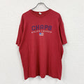 90s　CHAPS　チャップス　Ralph Lauren　半袖プリントTシャツ　星条旗　赤　レッド　Lサイズ　　ヴィンテージ　古着