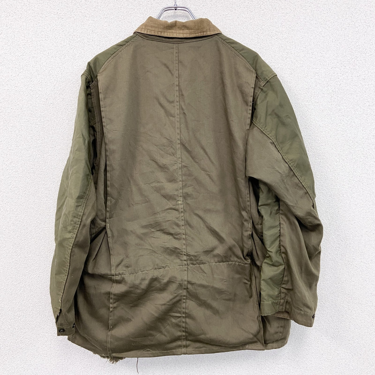70s　Duxbak　ダックスバック　ハンティングジャケット　コーデュロイカラー　ヴィンテージ　カーキ　14サイズ　古着