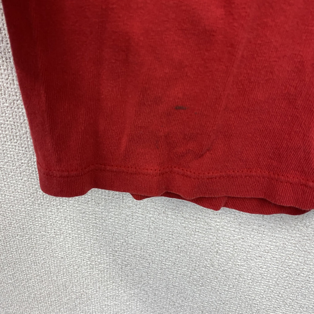 90s　CHAPS　チャップス　Ralph Lauren　半袖プリントTシャツ　星条旗　赤　レッド　Lサイズ　　ヴィンテージ　古着