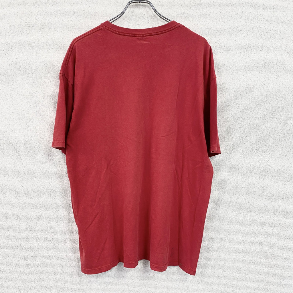 90s　CHAPS　チャップス　Ralph Lauren　半袖プリントTシャツ　星条旗　赤　レッド　Lサイズ　　ヴィンテージ　古着