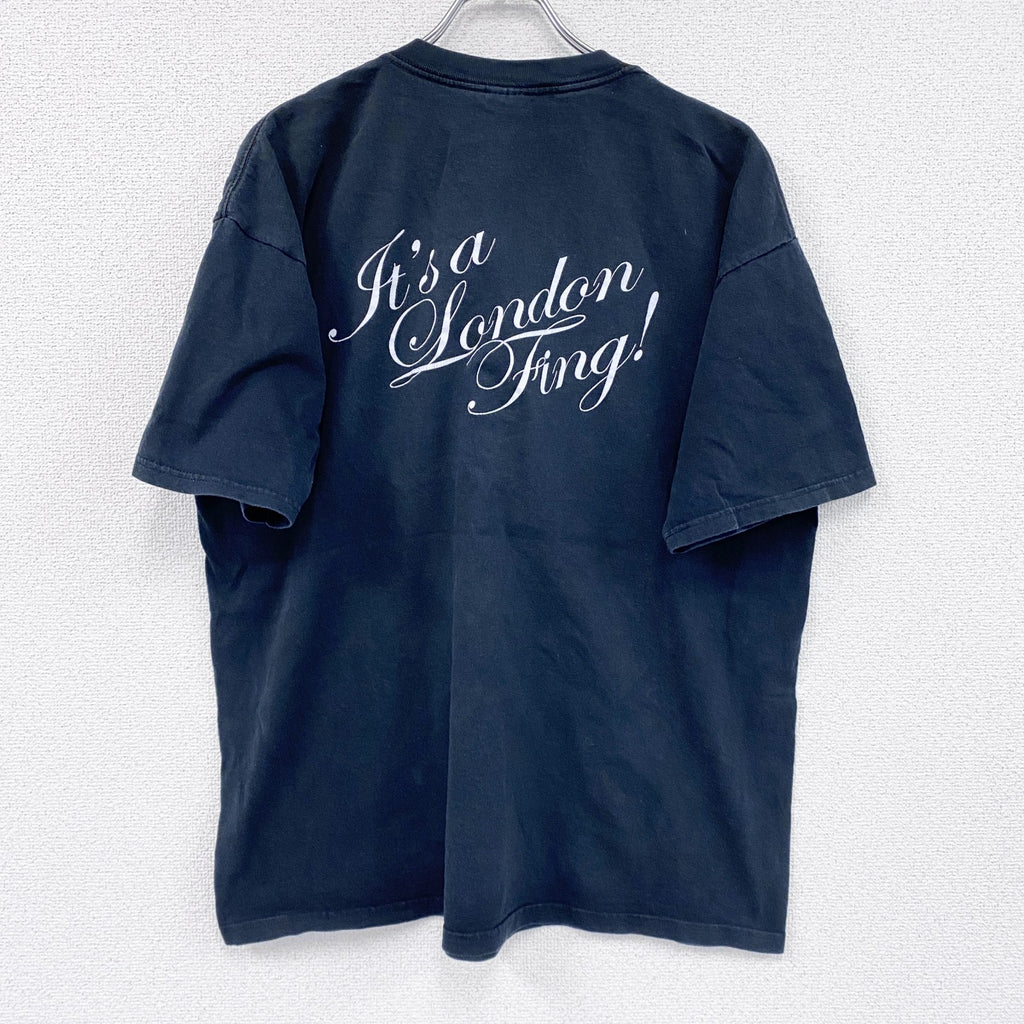 GILDAN　ギルダン　DIAMOND DAY　半袖プリントTシャツ　黒　ブラック　XLサイズ　古着