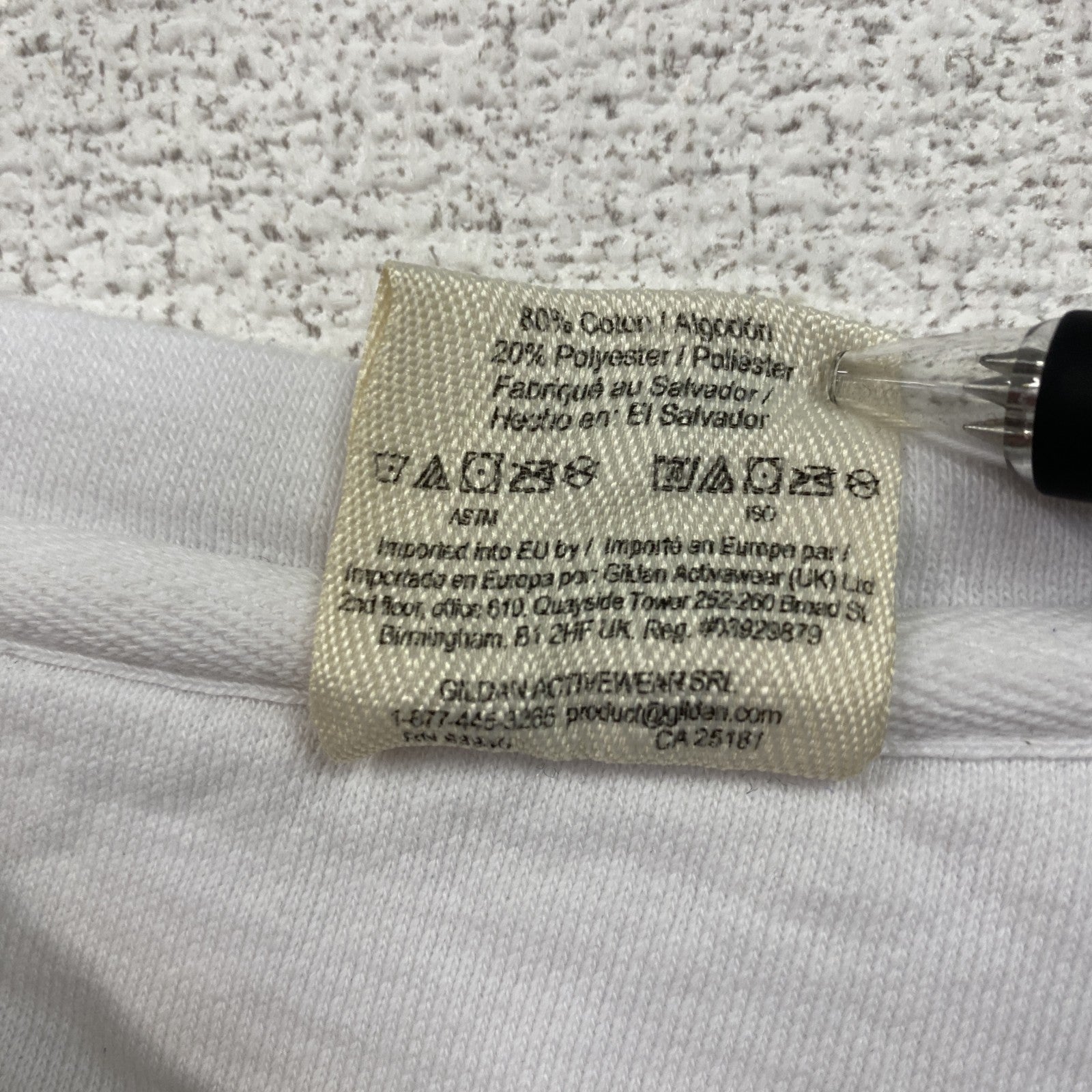 COMFORT COLORS　コンフォートカラーズ　スウェット/トレーナー　白　ホワイト　Sサイズ　古着
