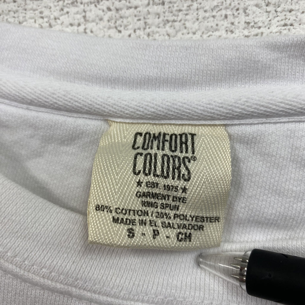 COMFORT COLORS　コンフォートカラーズ　スウェット/トレーナー　白　ホワイト　Sサイズ　古着
