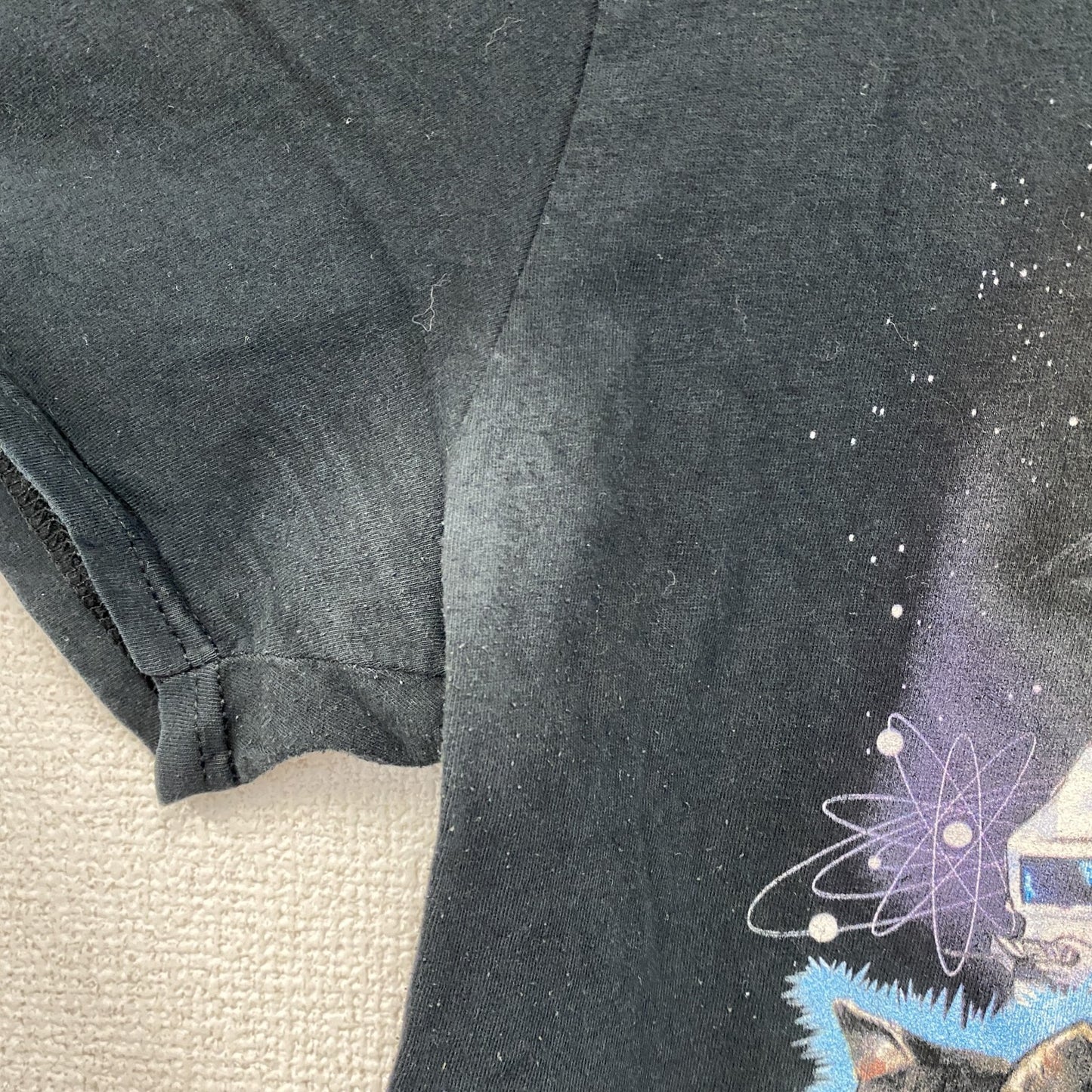 ANVIL　半袖プリントTシャツ　黒　ブラック　Lサイズ