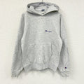 Champion　チャンピオン　スウェットパーカー/フーディー　霜降りグレー　Mサイズ　古着