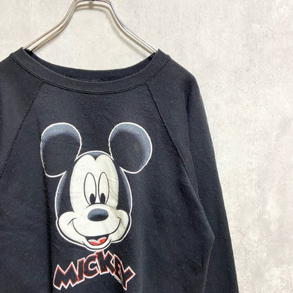 古着 used　Disney　MICKEY UNLIMITED　ミッキー　90s　USA製　長袖スウェット　トレーナー　Mサイズ