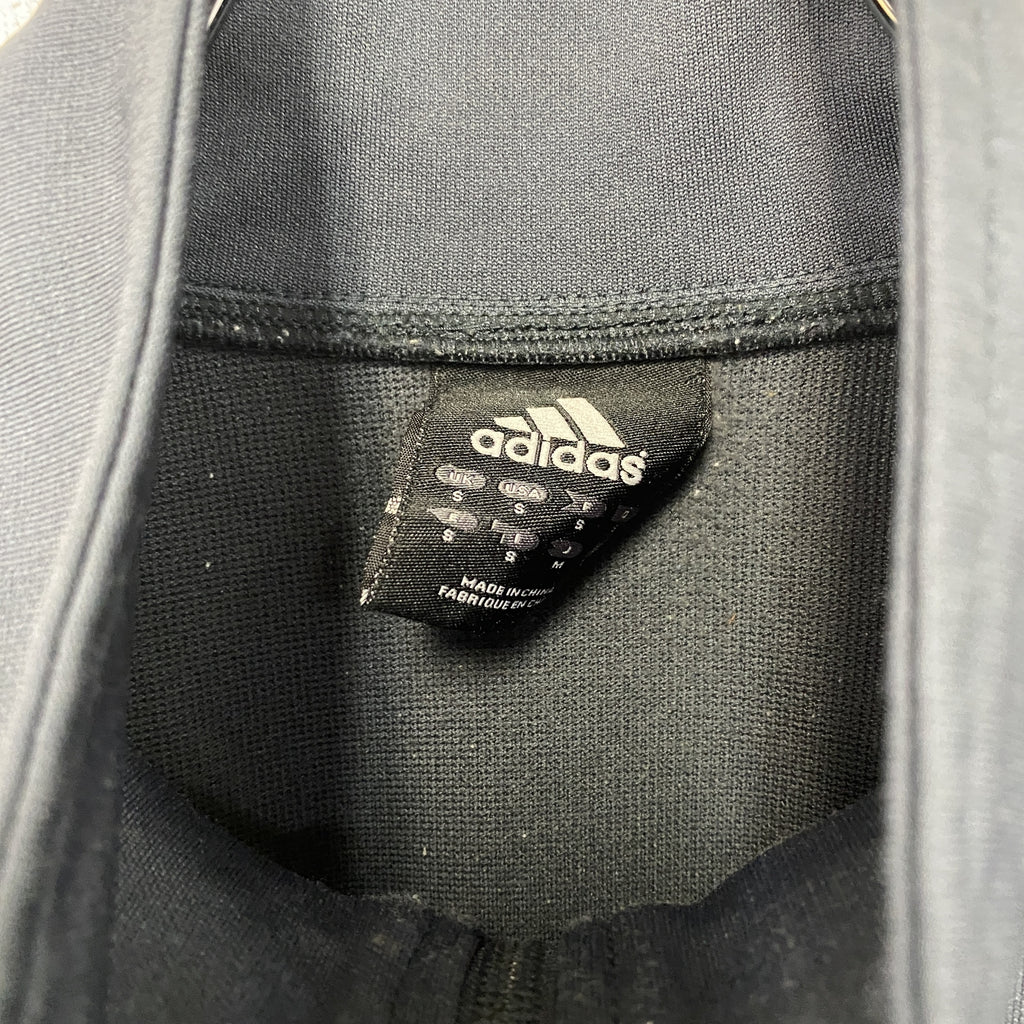 adidas　アディダス　ジャージセットアップ　トラックジャケット　トラックパンツ　紺　ネイビー　Mサイズ　古着
