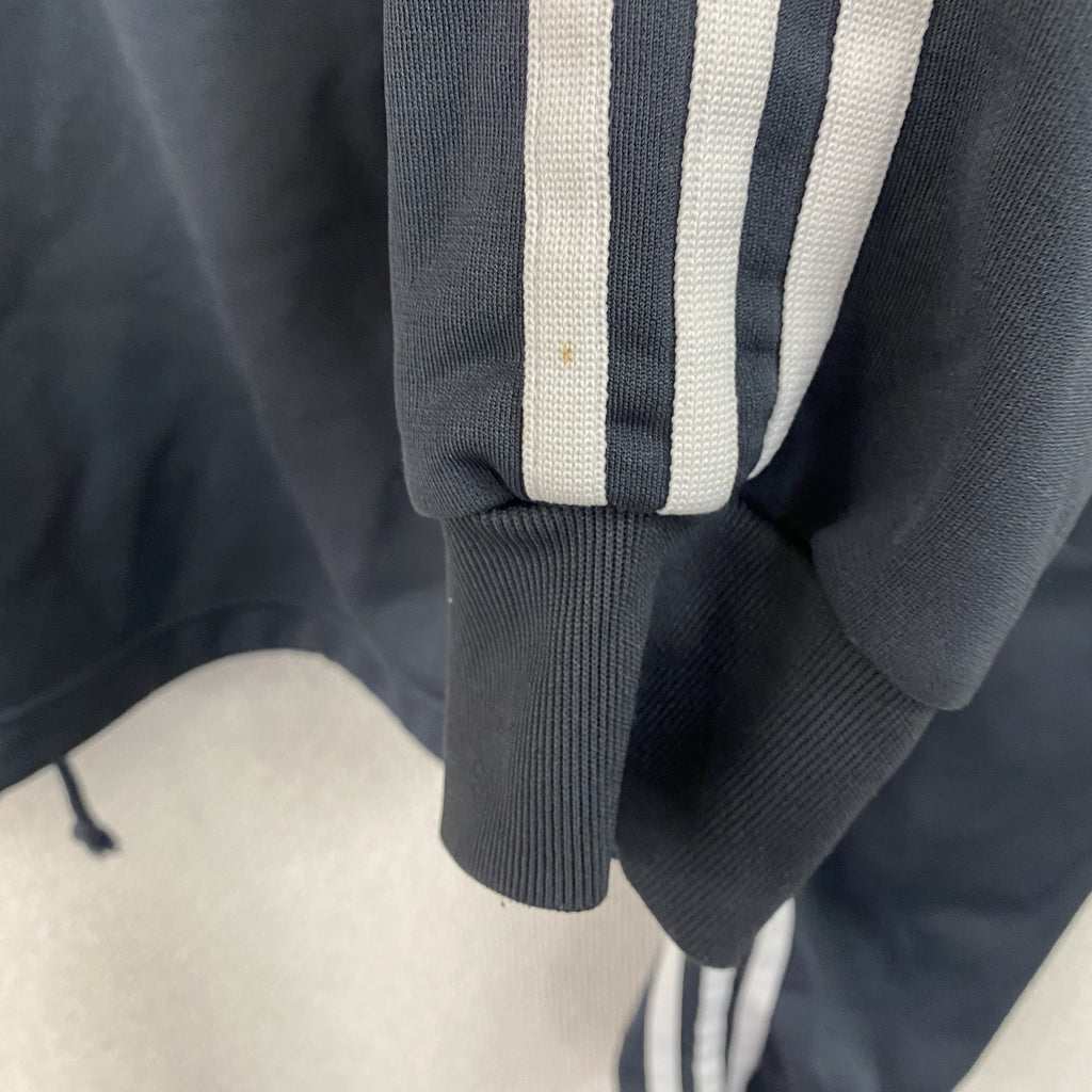 adidas　アディダス　ジャージセットアップ　トラックジャケット　トラックパンツ　紺　ネイビー　Mサイズ　古着