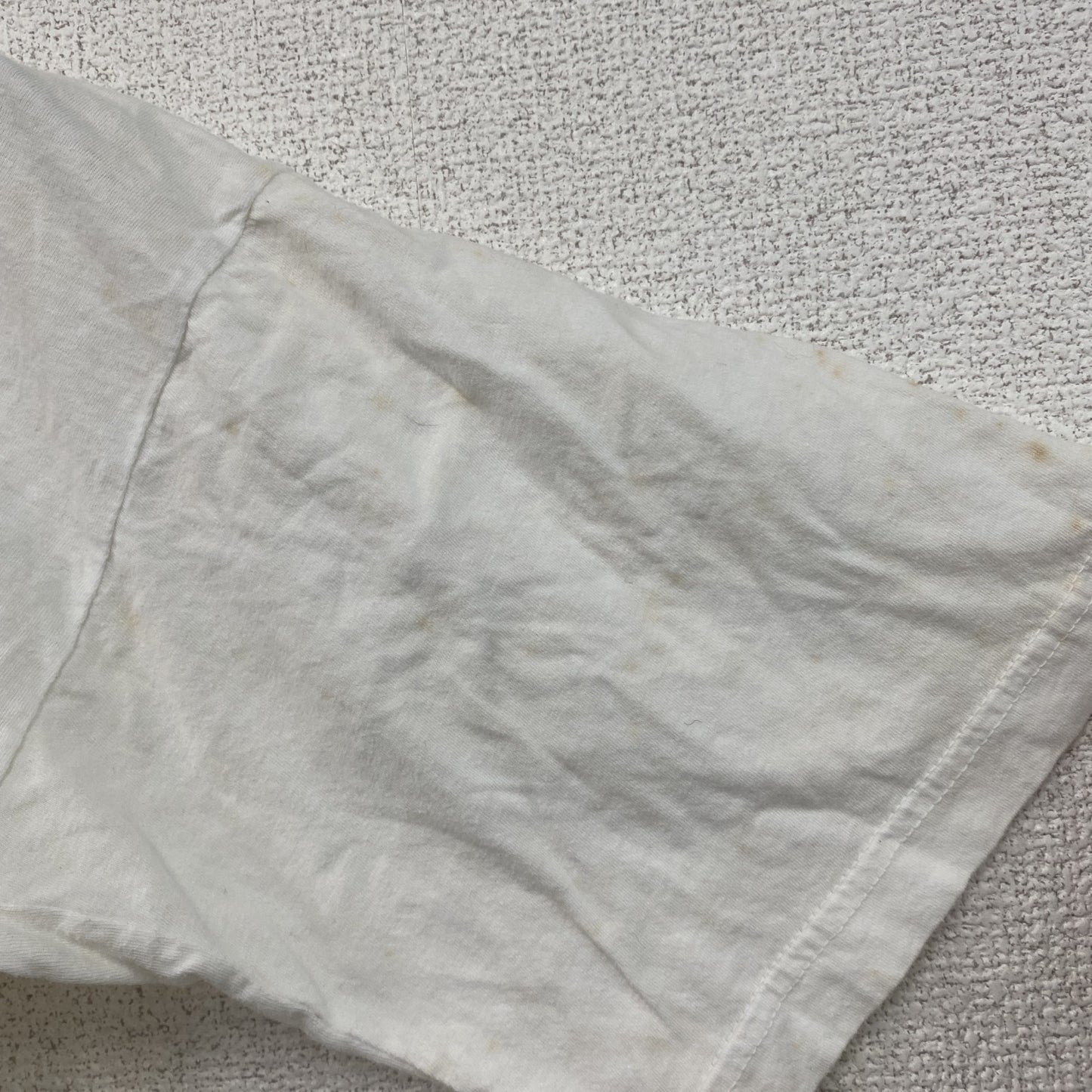 ～90s　Afhtan　半袖プリントTシャツ　ユーロヴィンテージ　白　ホワイト　Lサイズ