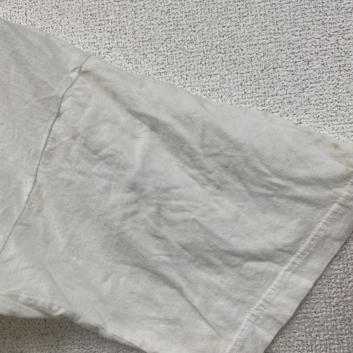 ～90s　Afhtan　半袖プリントTシャツ　ユーロヴィンテージ　白　ホワイト　Lサイズ　古着