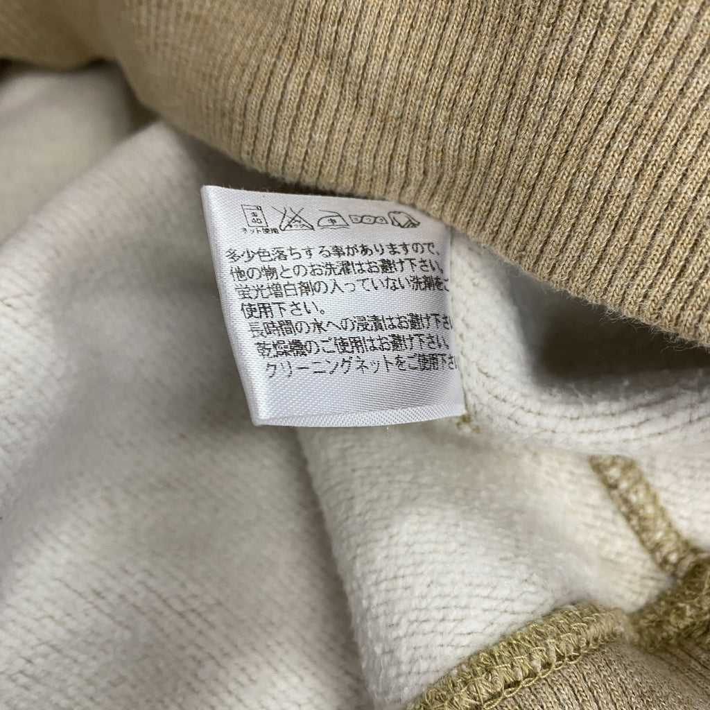 ～00s　OLD UNIQLO　オールドユニクロ　スウェットパーカー/フーディー　ヴィンテージ　ベージュ　XLサイズ　古着