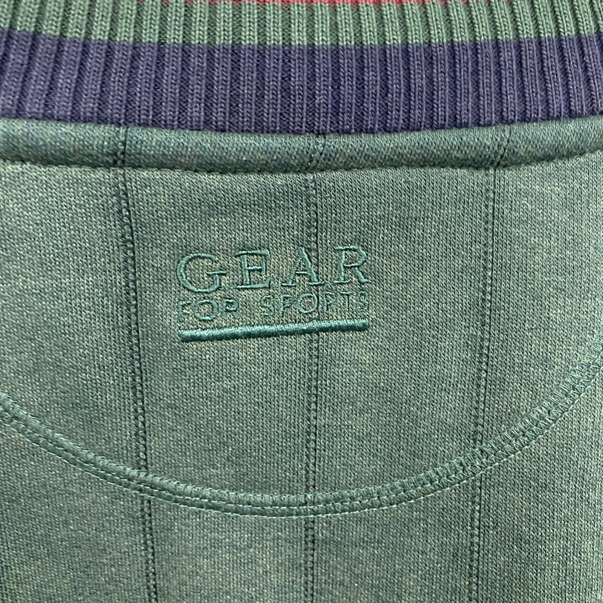 90s　GEAR　ギア　スウェット/トレーナー　ヴィンテージ　緑　グリーン　XLサイズ 　古着