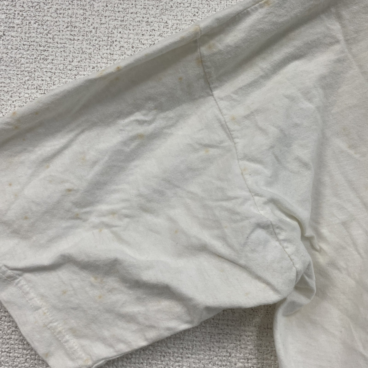 ～90s　Afhtan　半袖プリントTシャツ　ユーロヴィンテージ　白　ホワイト　Lサイズ　古着
