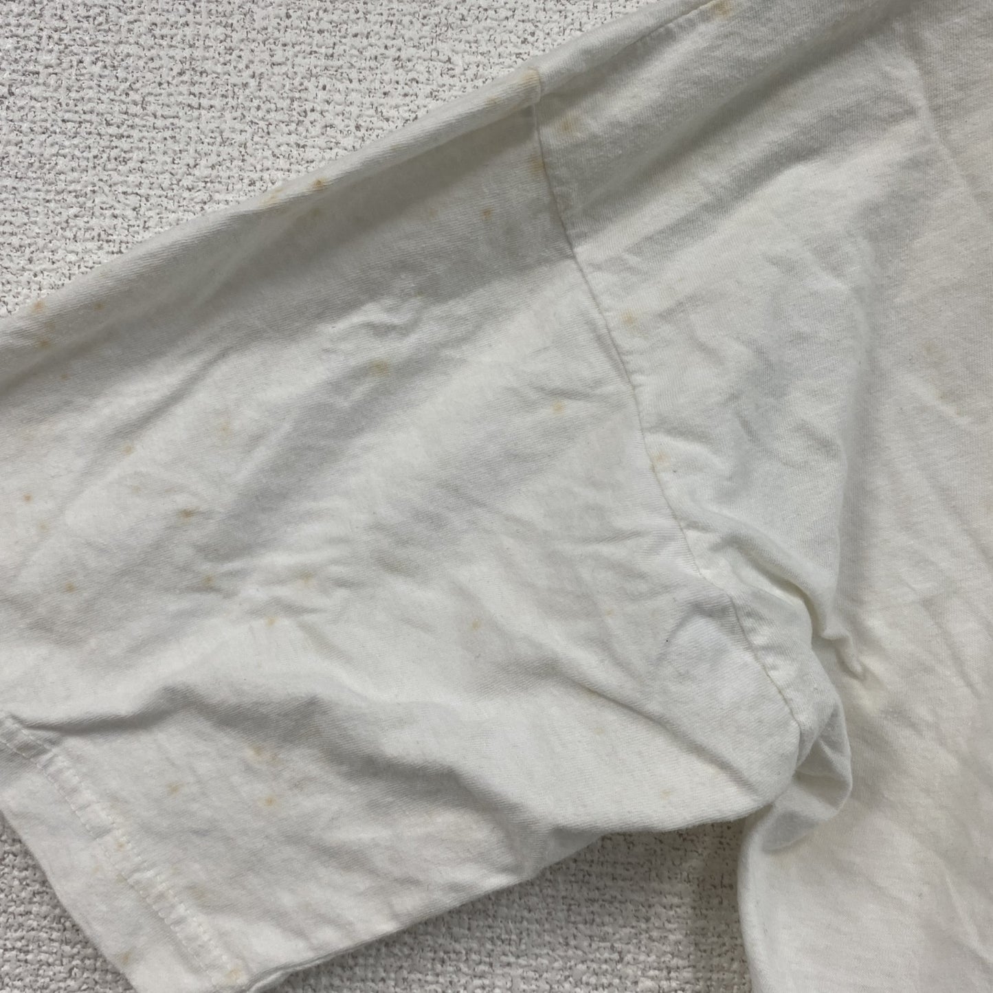 ～90s　Afhtan　半袖プリントTシャツ　ユーロヴィンテージ　白　ホワイト　Lサイズ