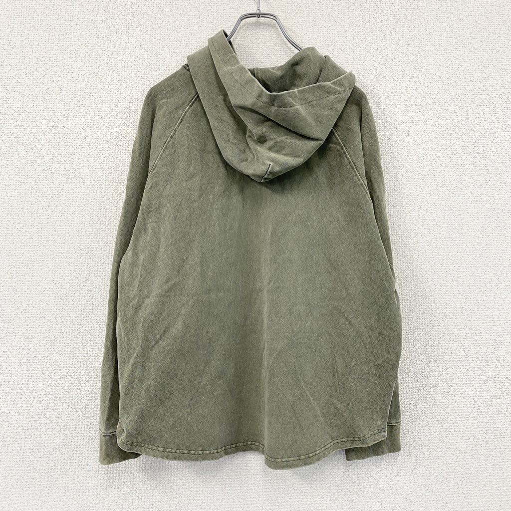 KAVU　カブー　スウェットパーカー/フーディー　カーキ　Mサイズ　古着