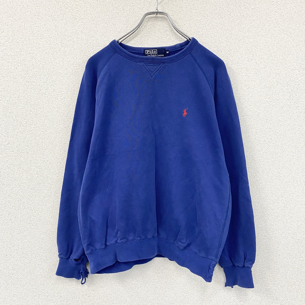 Polo by Ralph Lauren　ポロバイラルフローレン　スウェット/トレーナー　青　ブルー　Mサイズ　古着