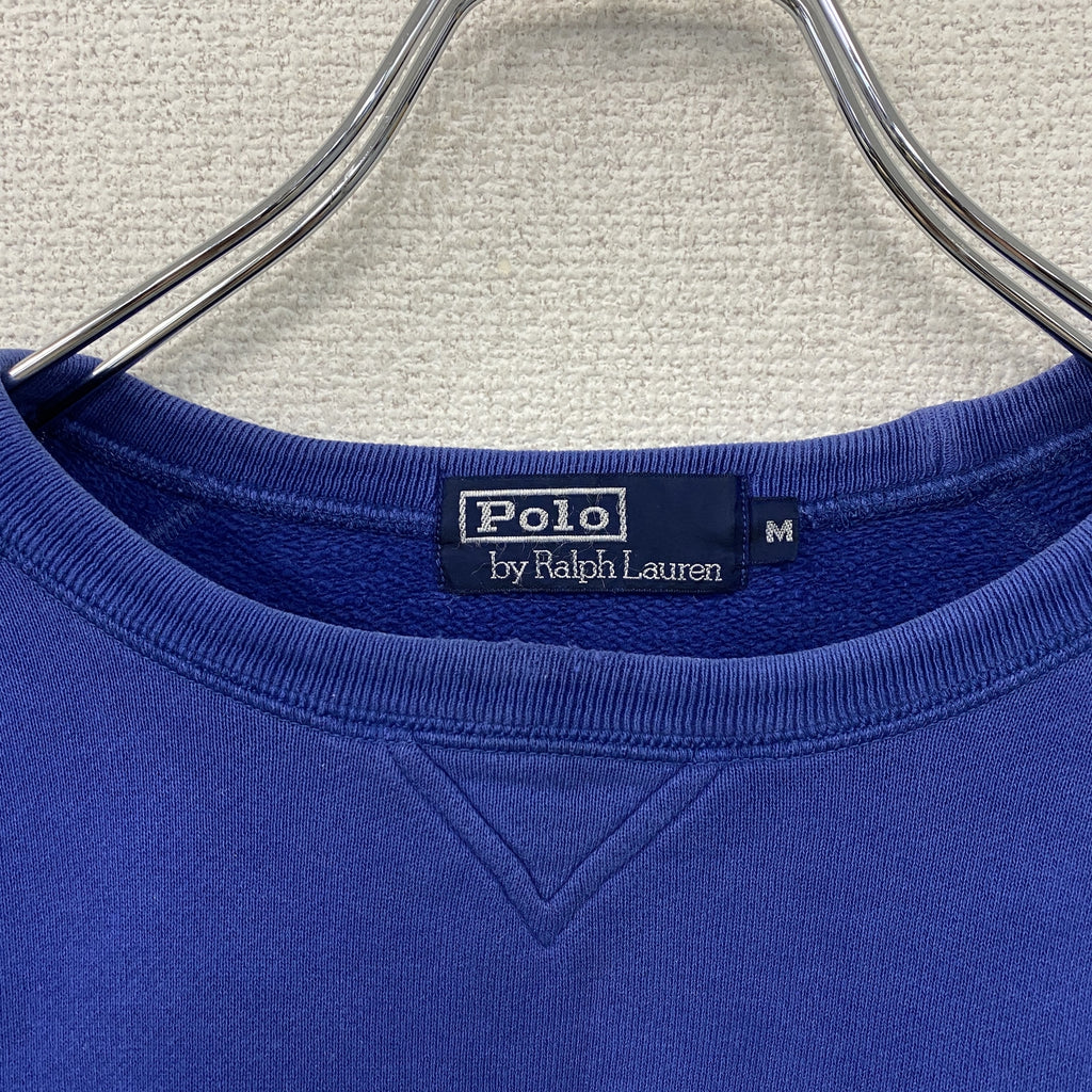 Polo by Ralph Lauren　ポロバイラルフローレン　スウェット/トレーナー　青　ブルー　Mサイズ　古着