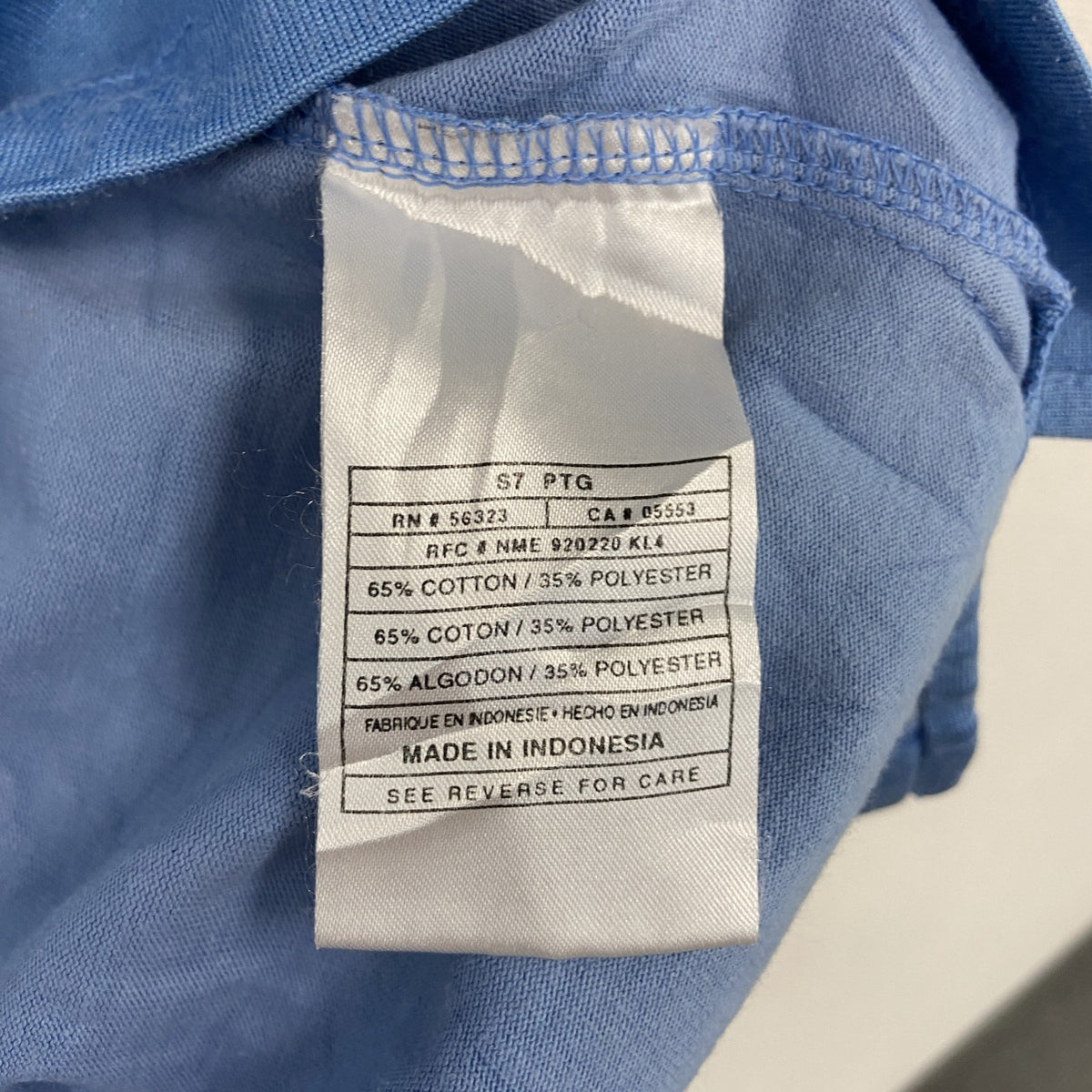 NIKE　ナイキ　ポロシャツ　水色　ライトブルー　XLサイズ　古着