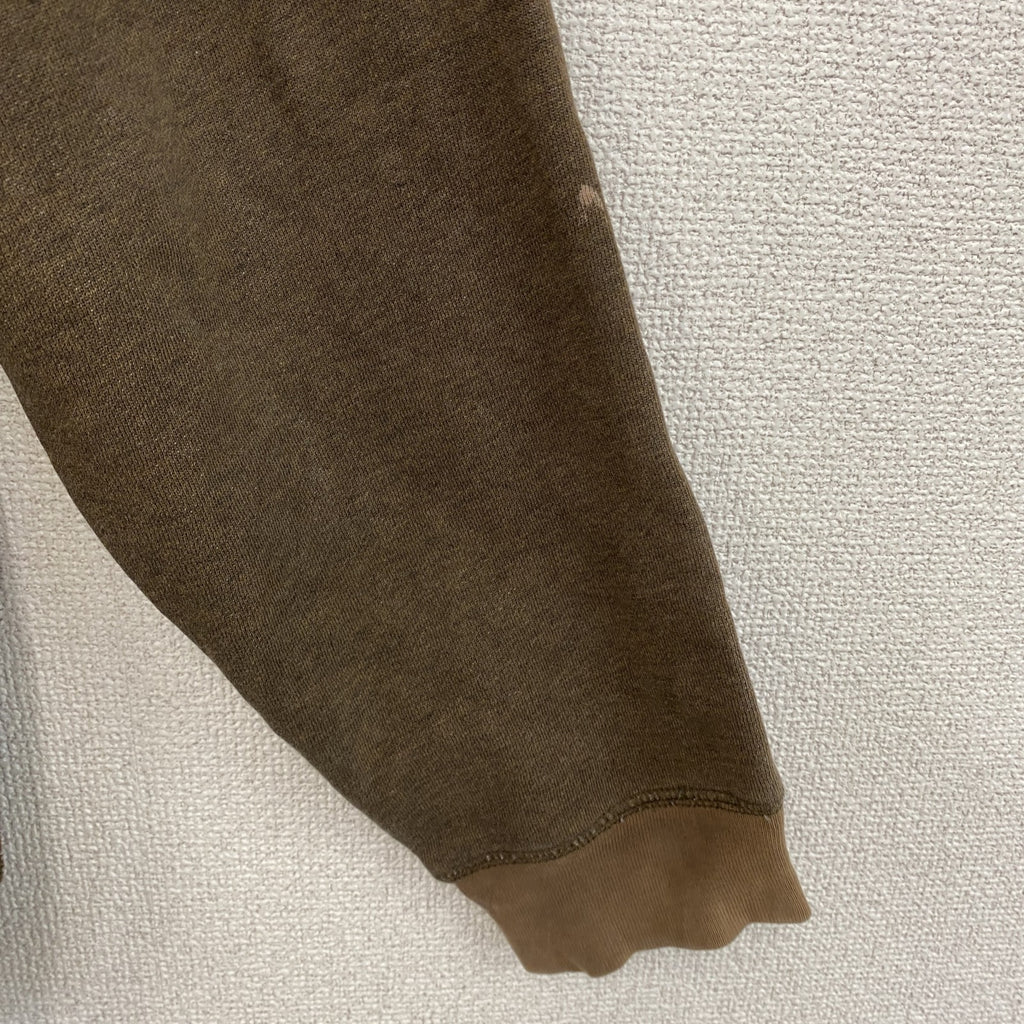 90s　Stussy　ステューシー　スウェットパーカー/フーディー　紺タグ　茶色　ブラウン　XLサイズ　　ヴィンテージ　古着