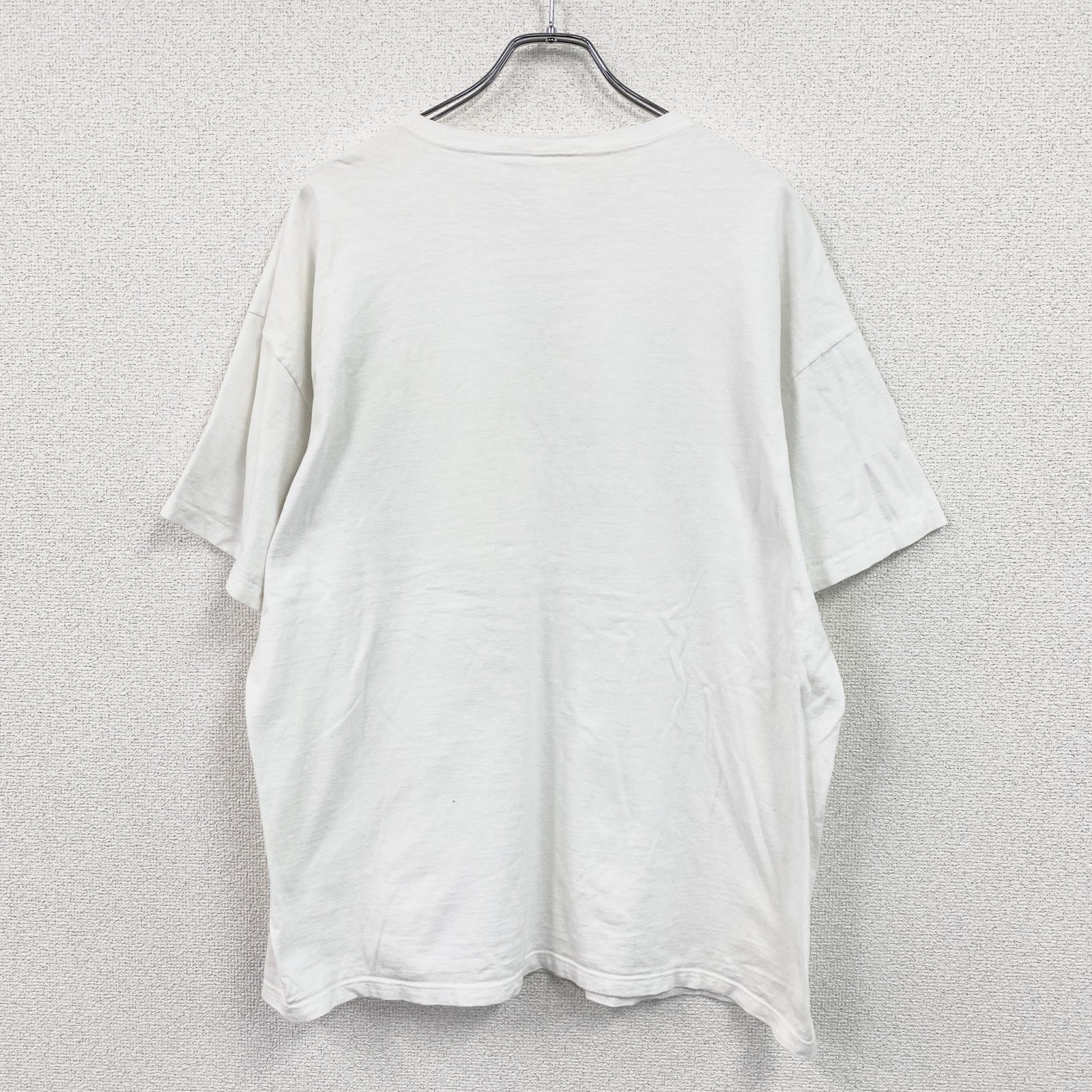 ～90s　ESPRIT　エスプリ　半袖プリントTシャツ　デカロゴ　シングルステッチ　ヴィンテージ　白　ホワイト　XLサイズ
