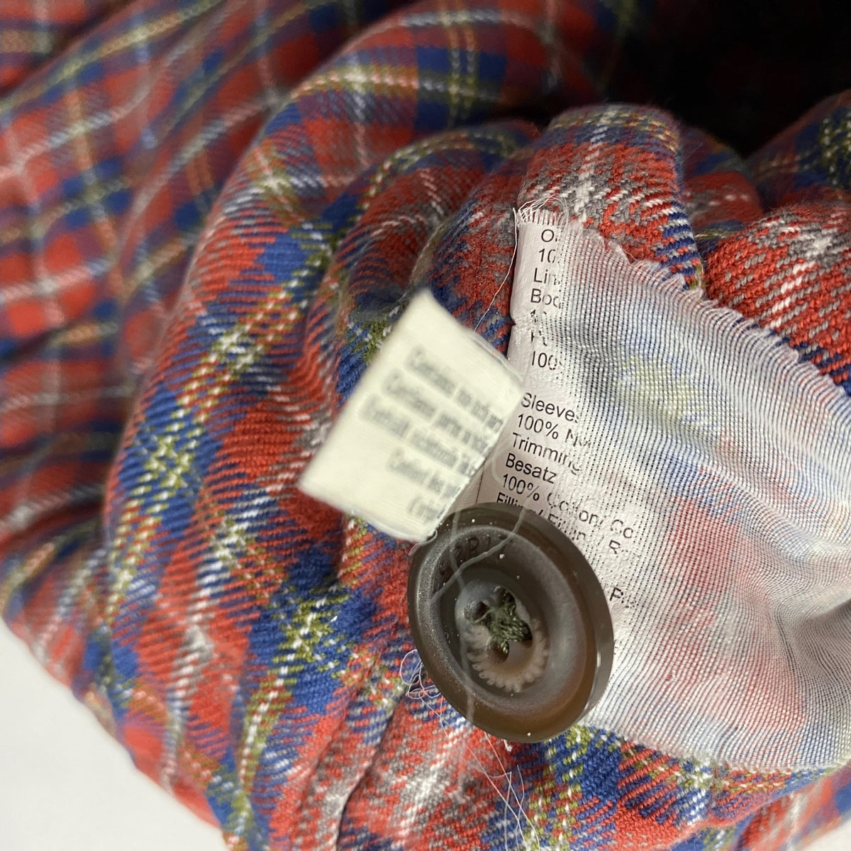 ESPRIT　エスプリ　ファイヤーマンジャケット　比翼仕立て　コーデュロイカラー　デカポケット　カーキ　Mサイズ　古着