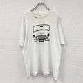 MINI　ミニ　半袖プリントTシャツ　白　ホワイト　Lサイズ　古着