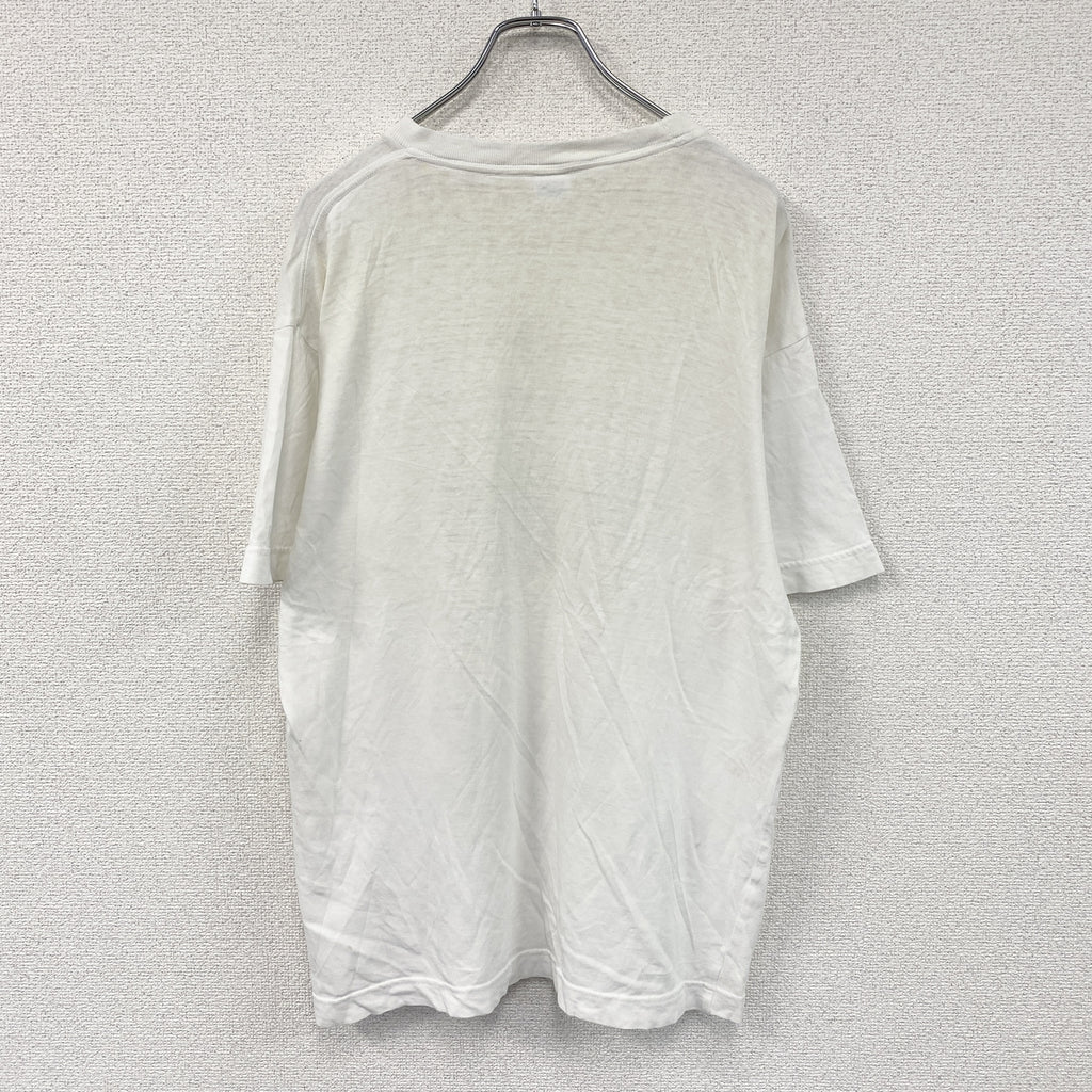 MINI　ミニ　半袖プリントTシャツ　白　ホワイト　Lサイズ　古着
