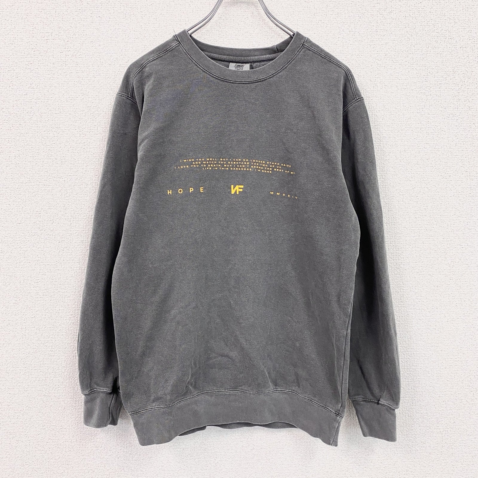COMFORT COLORS　コンフォートカラーズ　スウェット/トレーナー　灰色　グレー　Sサイズ　古着