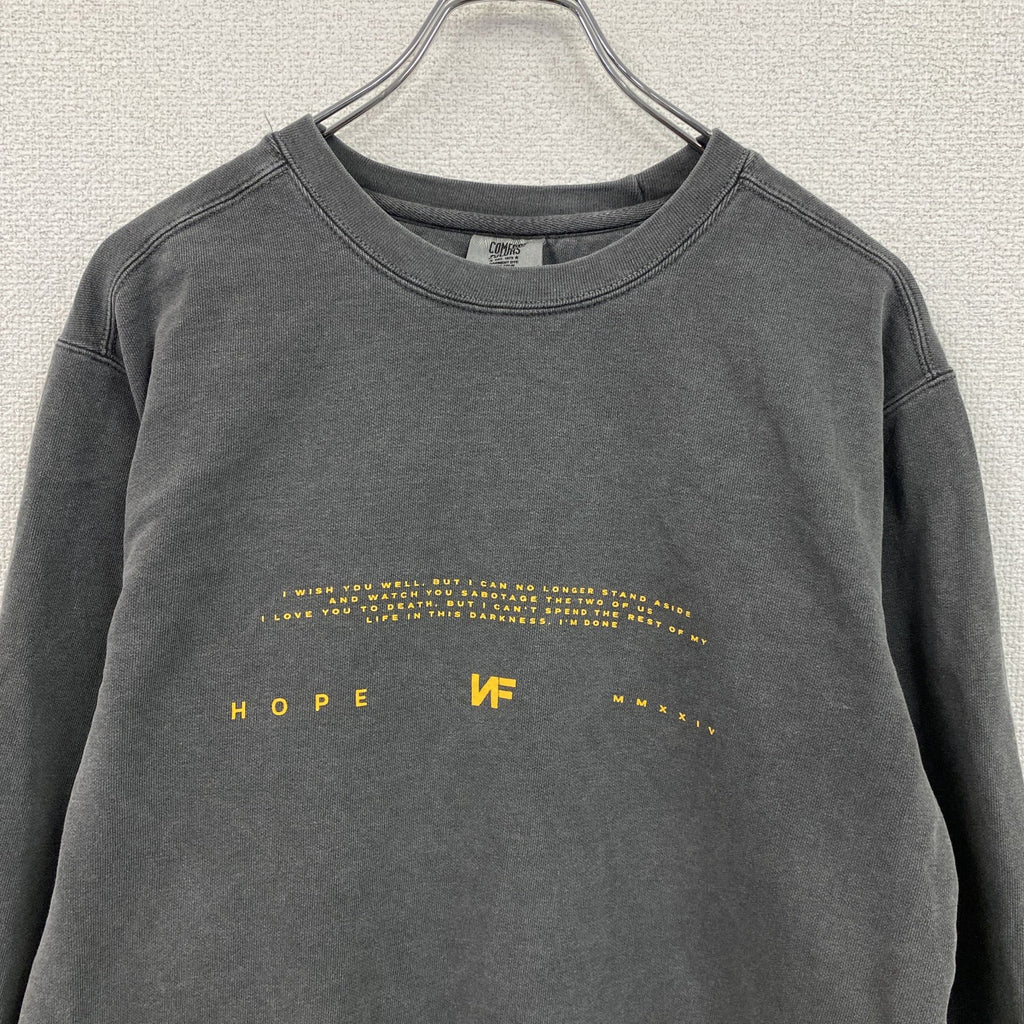 COMFORT COLORS　コンフォートカラーズ　スウェット/トレーナー　灰色　グレー　Sサイズ　古着