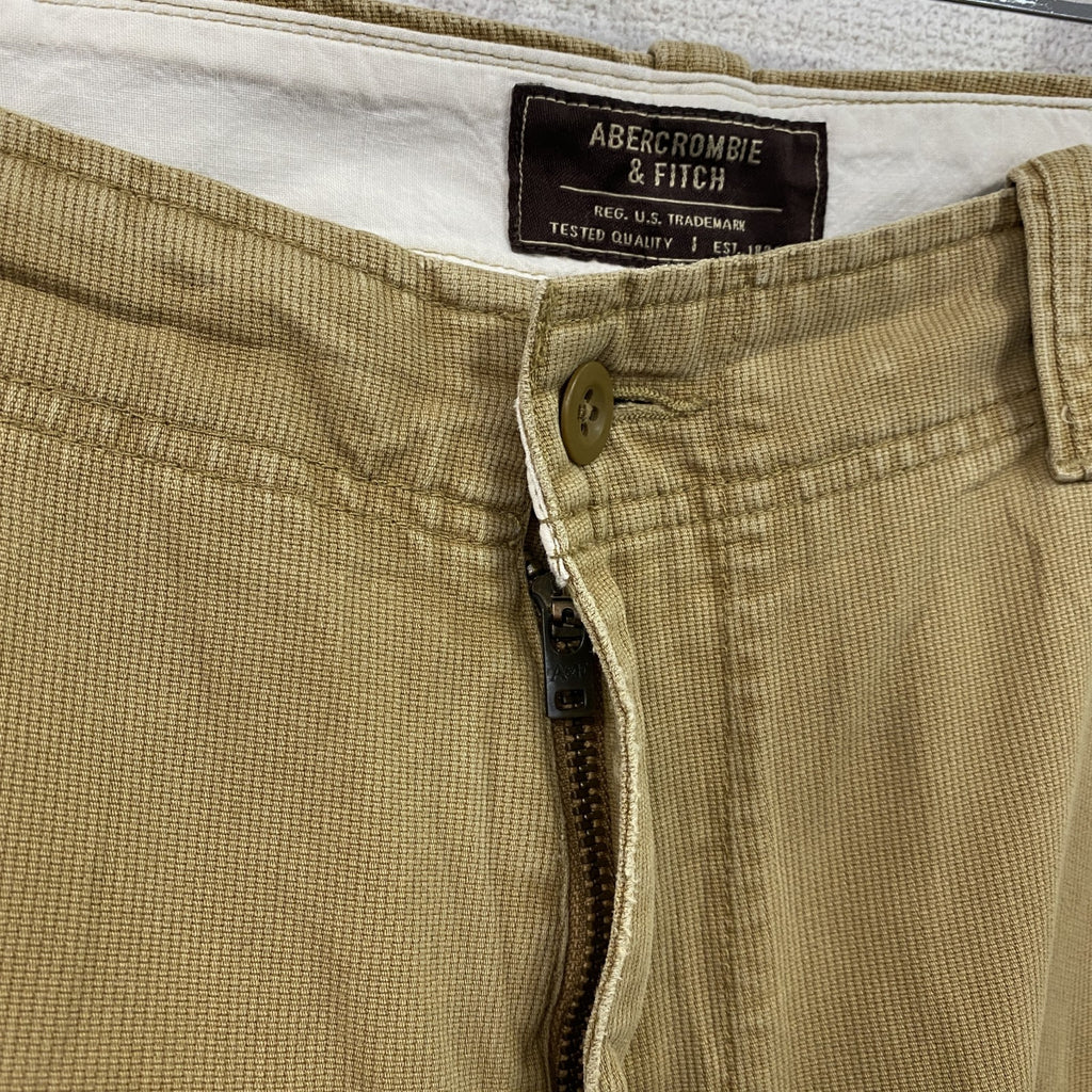 Abercrombie＆Fitch　アバクロンビー＆フィッチ　カーゴパンツ　ジップフライ　キャメル　38Rサイズ　古着