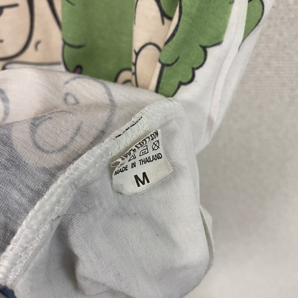Dr.SLUMP ARALE　ドクタースランプアラレちゃん　半袖プリントTシャツ　マルチカラー　白　ホワイト　Mサイズ　古着