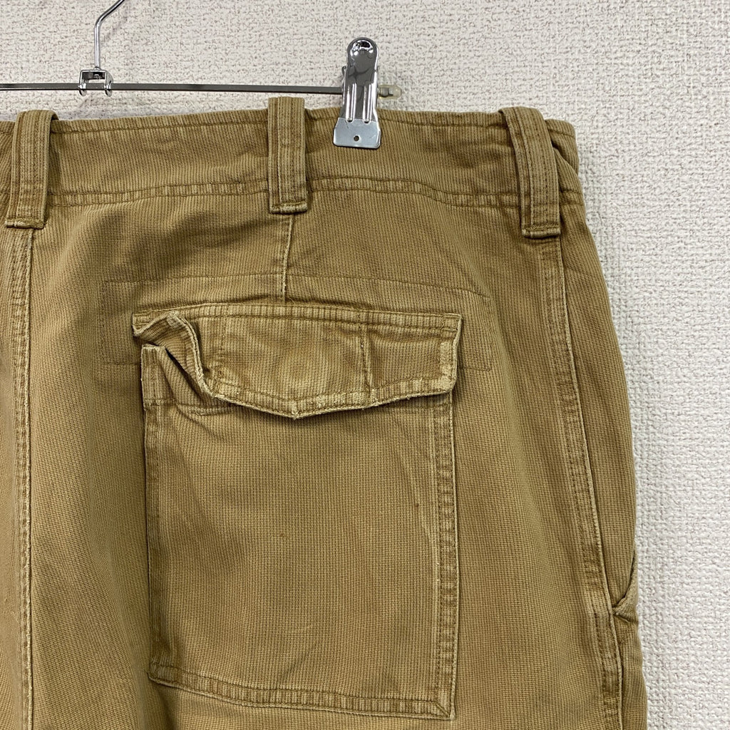 Abercrombie＆Fitch　アバクロンビー＆フィッチ　カーゴパンツ　ジップフライ　キャメル　38Rサイズ　古着