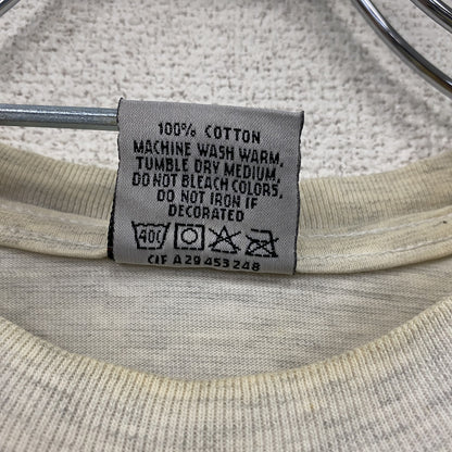 90s　Harlequin　半袖アニマルプリントTシャツ　ヴィンテージ　白　ホワイト　XLサイズ