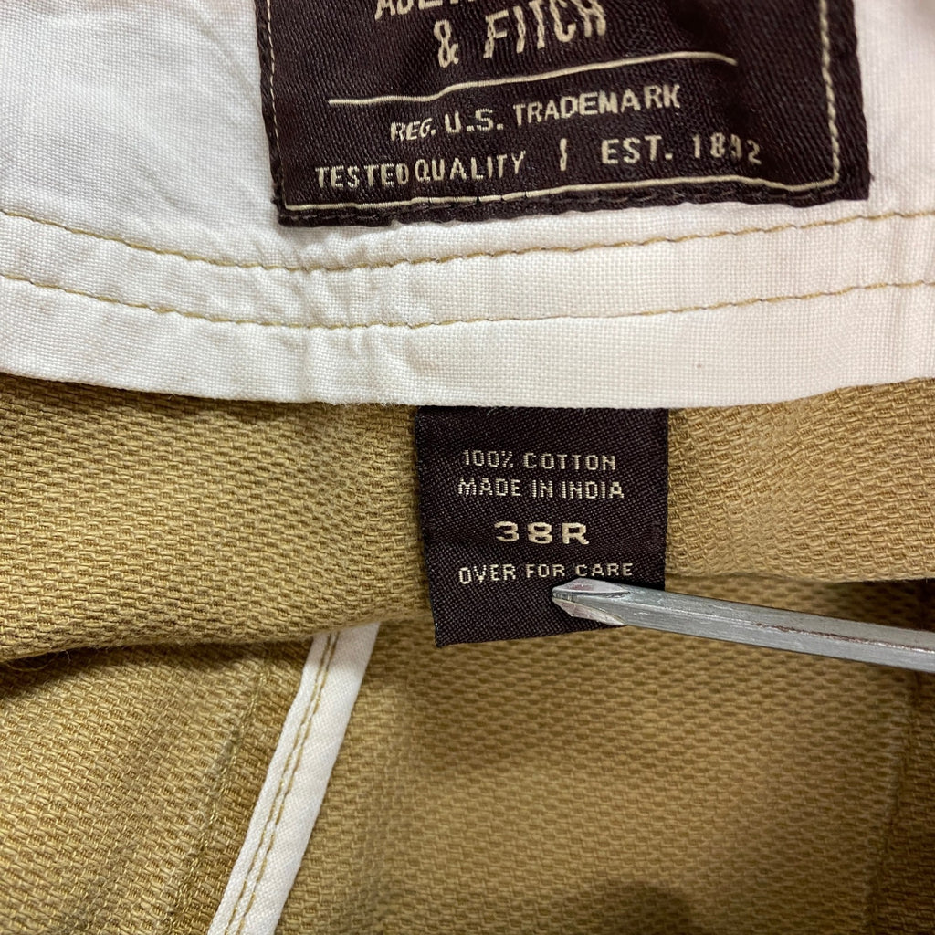 Abercrombie＆Fitch　アバクロンビー＆フィッチ　カーゴパンツ　ジップフライ　キャメル　38Rサイズ　古着