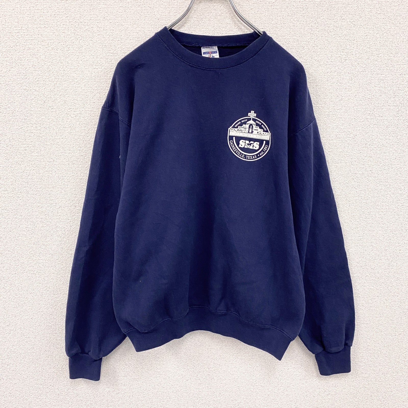 JERZEES ジャージーズ スウェット/トレーナー 紺 ネイビー Sサイズ