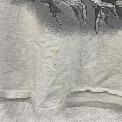 90s　Harlequin　半袖アニマルプリントTシャツ　ヴィンテージ　白　ホワイト　XLサイズ