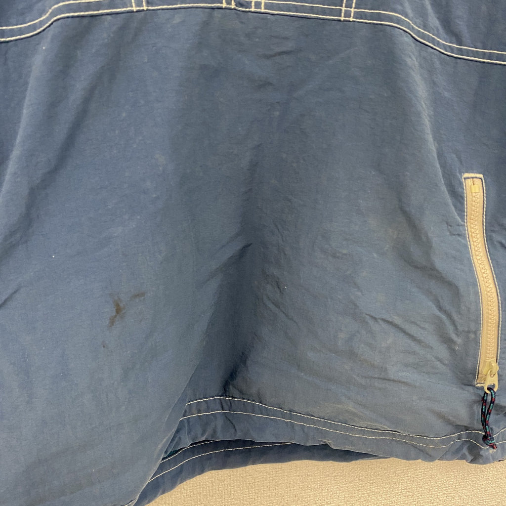 90s　Columbia　コロンビア　アノラックパーカー　ヴィンテージ　青　ブルー　Lサイズ　古着
