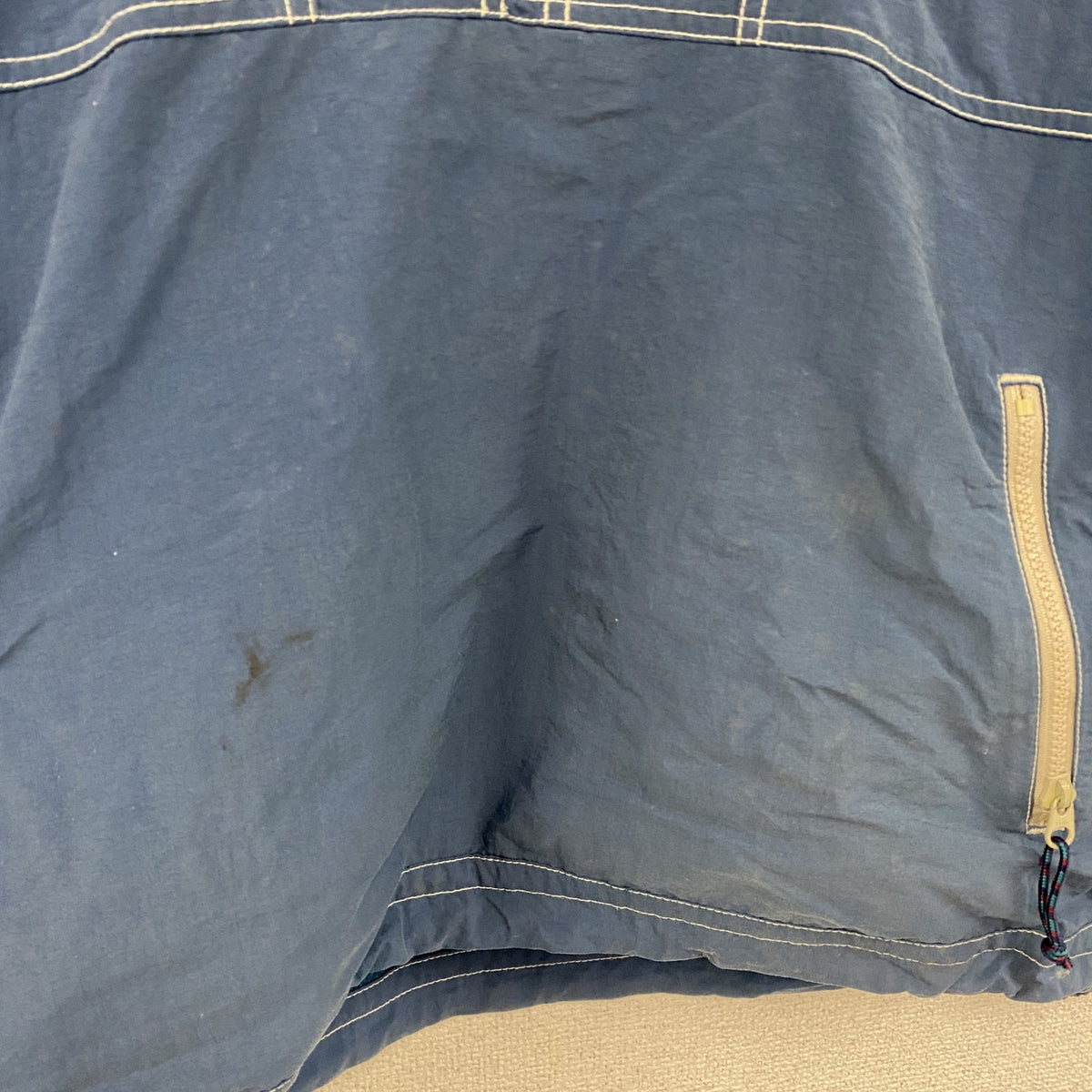 90s　Columbia　コロンビア　アノラックパーカー　ヴィンテージ　青　ブルー　Lサイズ　古着